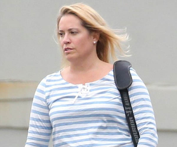 Maureen E. McPhilmy spotted walking in down street.